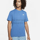 NIKE T-SHIRT TEE DK MARINA BLUE/WHITE
