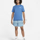 NIKE T-SHIRT TEE DK MARINA BLUE/WHITE