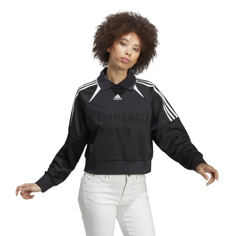 W FELPA BLACK/WHITE ADIDAS IC6640