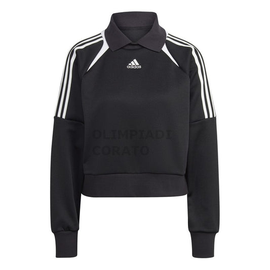 W FELPA BLACK/WHITE ADIDAS IC6640