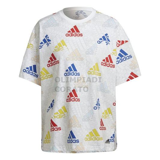 T-SHIRT WHITE//VIVRED ADIDAS HL4461