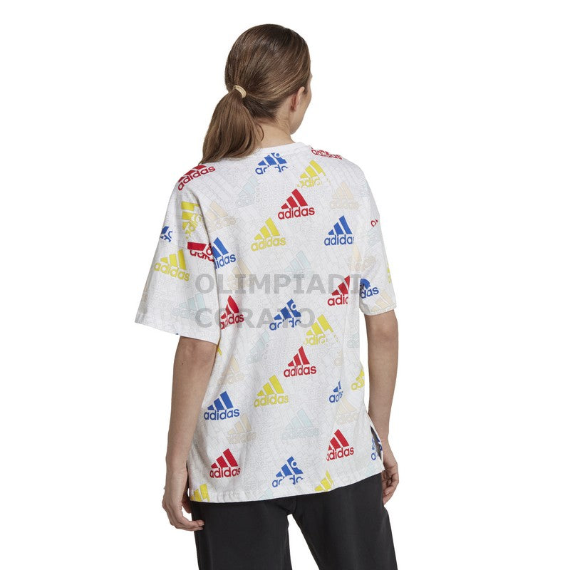 T-SHIRT WHITE//VIVRED ADIDAS HL4461