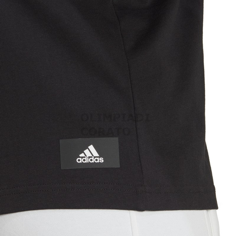 T-SHIRT TEE BLACK ADIDAS HK0504