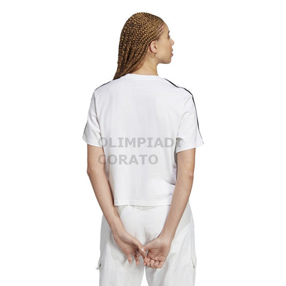 T-SHIRT TOP WHITE/BLACK ADIDAS HR4915