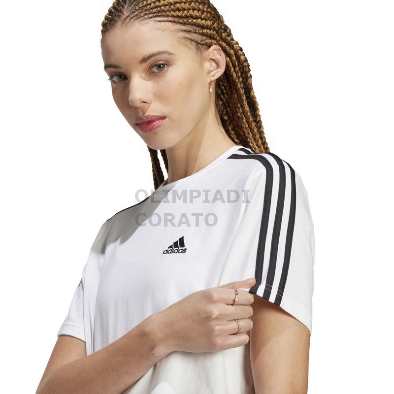 T-SHIRT TOP WHITE/BLACK ADIDAS HR4915