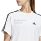 T-SHIRT TOP WHITE/BLACK ADIDAS HR4915