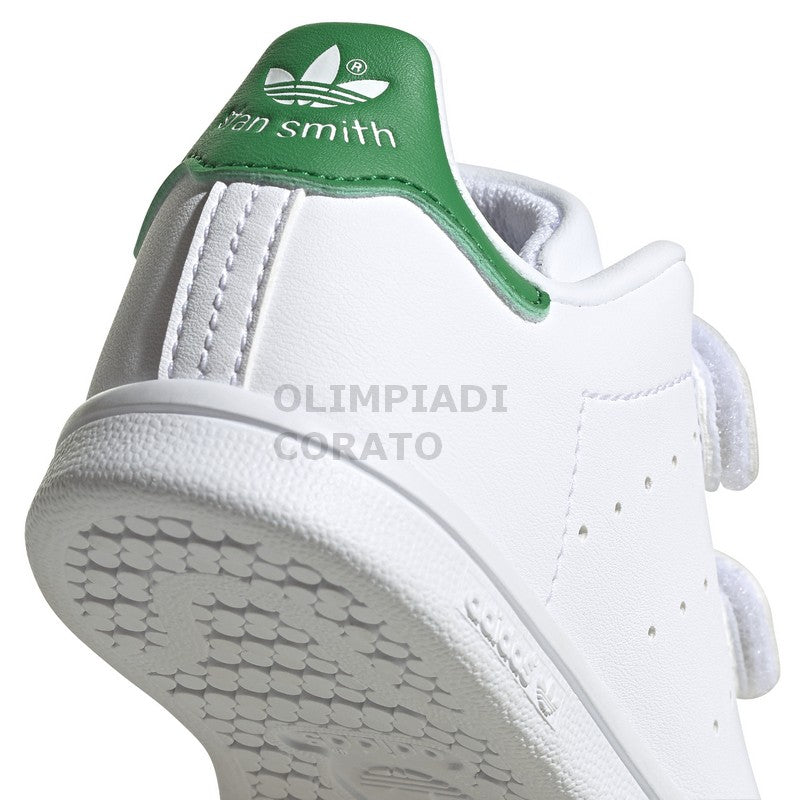 STAN SMITH CF I FTWWHT/FTWWHT/GREEN ADIDAS FX7532