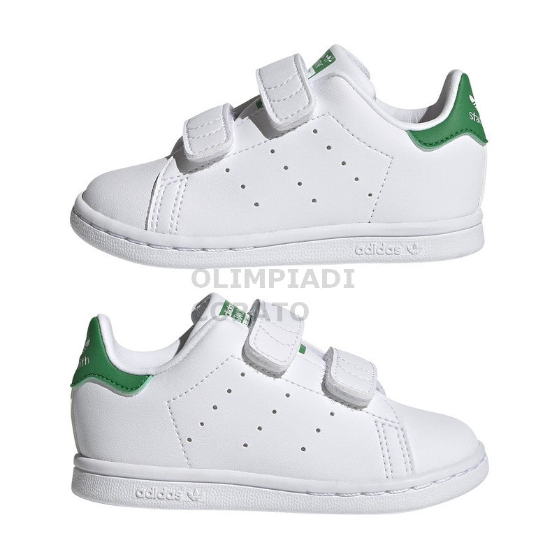 STAN SMITH CF I FTWWHT/FTWWHT/GREEN ADIDAS FX7532