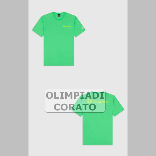 T SHIRT CHAMPION VERDE NEON