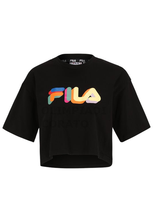 BEUNA cropped graphic T-SHIRT FILA FAW0448-80010