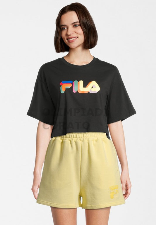 BEUNA cropped graphic T-SHIRT FILA FAW0448-80010