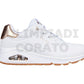 UNO - GOLDEN AIR SKECHERS BIANCO