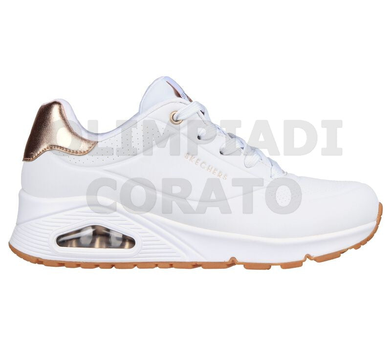 UNO - GOLDEN AIR SKECHERS BIANCO
