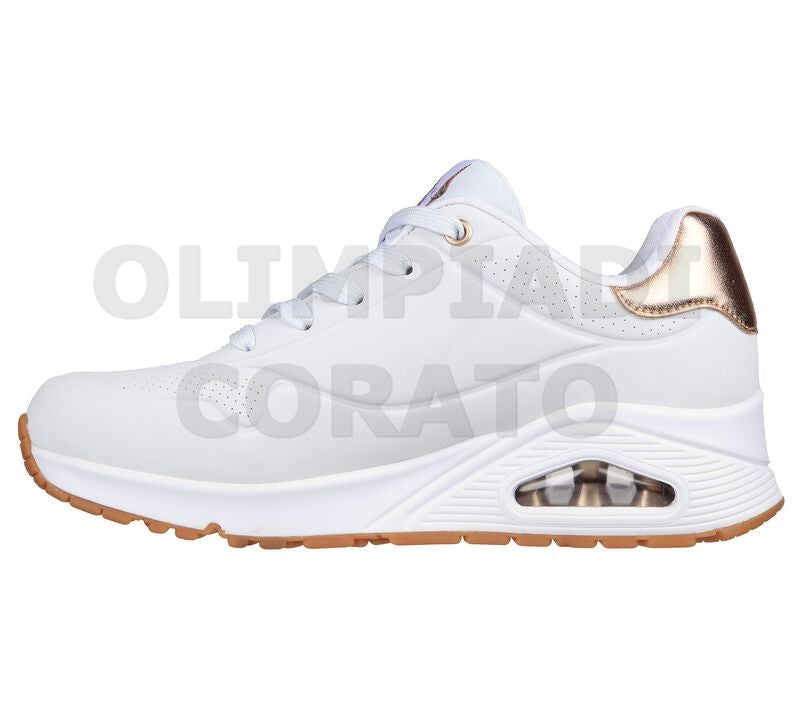 UNO - GOLDEN AIR SKECHERS BIANCO