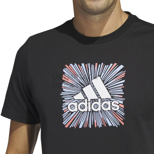 T SHIRT BLACK ADIDAS HS2533