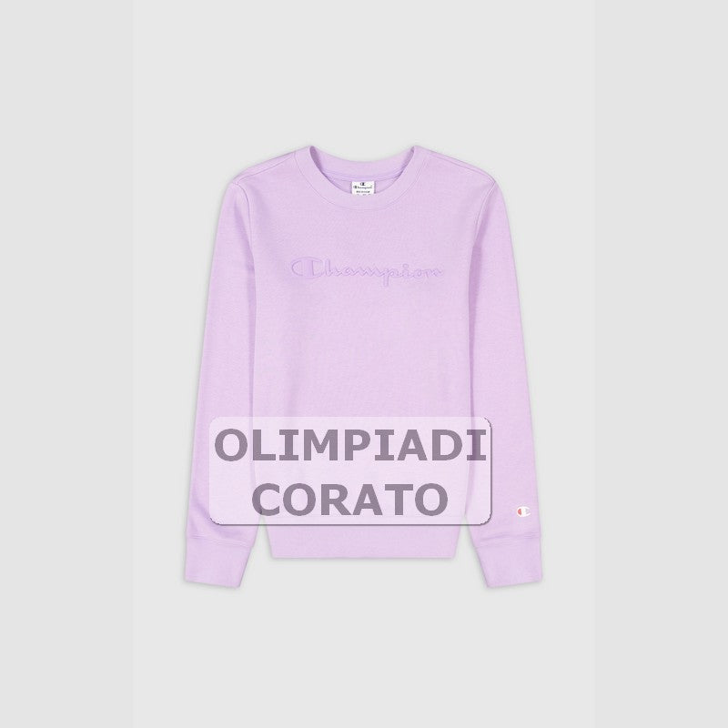 FELPA IN COTONE FT DONNA A GIRO