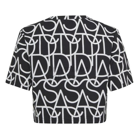 T-SHIRT BLACK/WHITE/SELUFU ADIDAS IB8914
