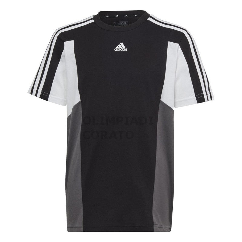 T-SHIRT BLACK/GREFIV/WHITE ADIDAS HR6329