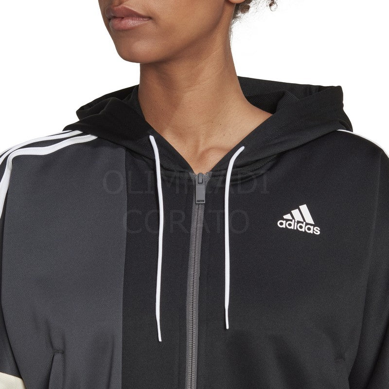 TUTA ADIDAS BOLD BLOCK W NERO