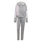 TUTA ADIDAS BOLD BLOCK W GRIGIO