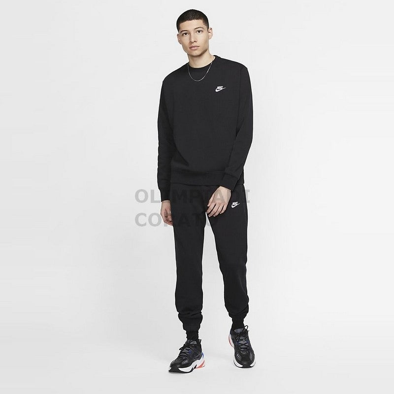 FELPA NIKE CREW CLUB COTONE FRENCH TERRY NERO