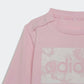 SET INFANT LINEAR JOG ADIDAS ROSA