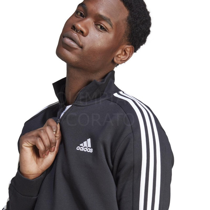 Felpa zip 2025 adidas uomo