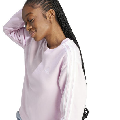 FELPA GIROCOLLO DONNA PINK ADIDAS IM0209