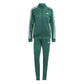 TUTA COMPLETA DONNA GREEN/WHITE ADIDAS IJ8785