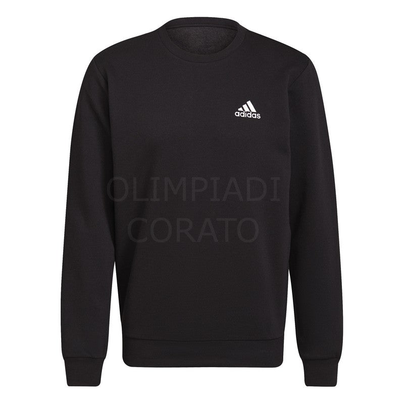 FELPA GIROCOLLO BLACK/WHITE ADIDAS GV5295