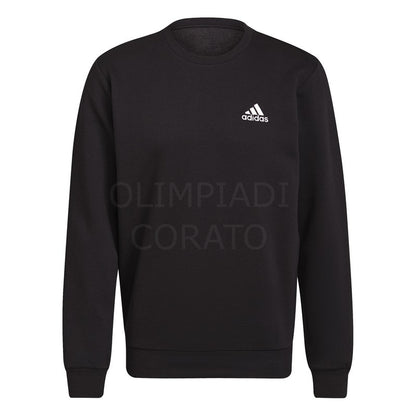 FELPA GIROCOLLO BLACK/WHITE ADIDAS GV5295