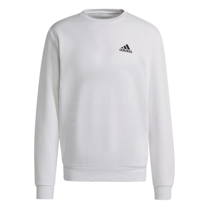 FELPA GIROCOLLO UOMO WHITE/BLACK ADIDAS H12220