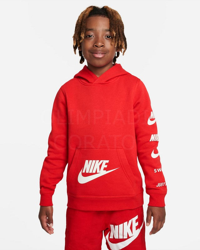 FELPA CAPPUCCIO BOY NIKE FN7724-657