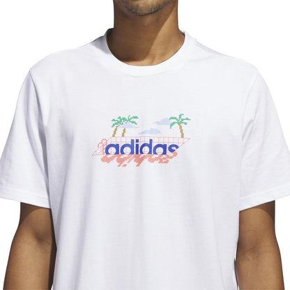 T SHIRT UOMO WHITE ADIDAS HS2528