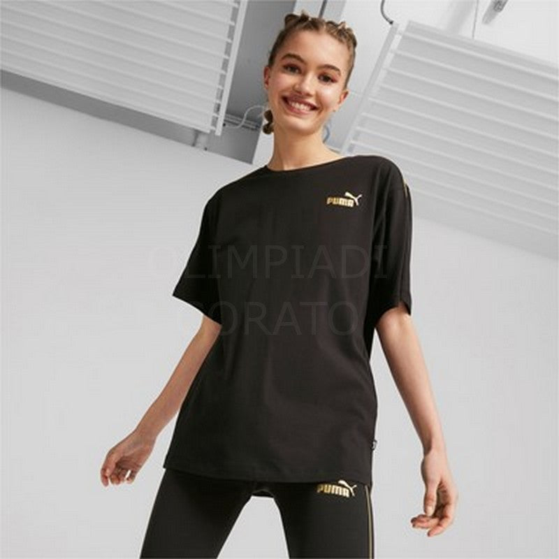 T-SHIRT DONNA GOLD PUMA 680018-01