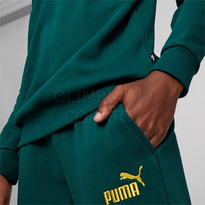 PUMA Felpa ESS+ MINIMAL GOLD Crew da uomo - 680014-43