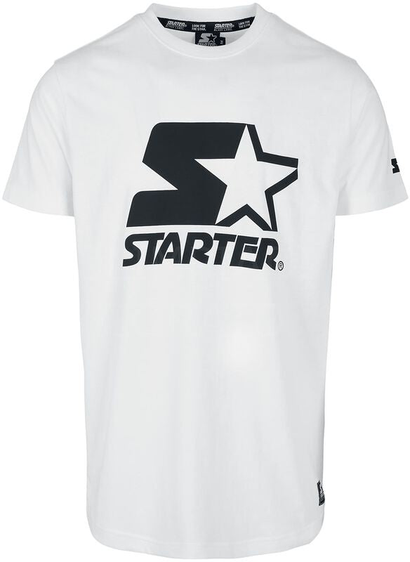 T SHIRT STARTER 72478-BIANCO/NERO