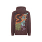 FELPA CAPPUCCIO UOMO STARTER 73822-MARRONE