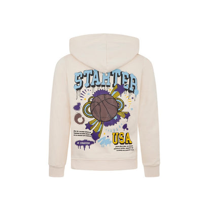 FELPA CAPPUCCIO STARTER JR 1117-CREMA