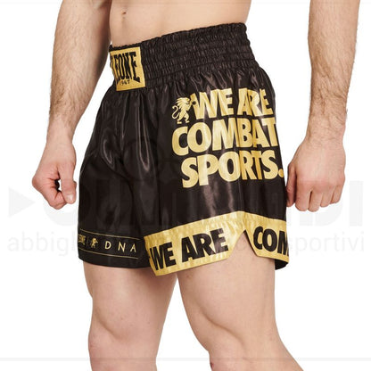 PANTALONCINO KICK-THAI DNA LEONE AB966-NERO