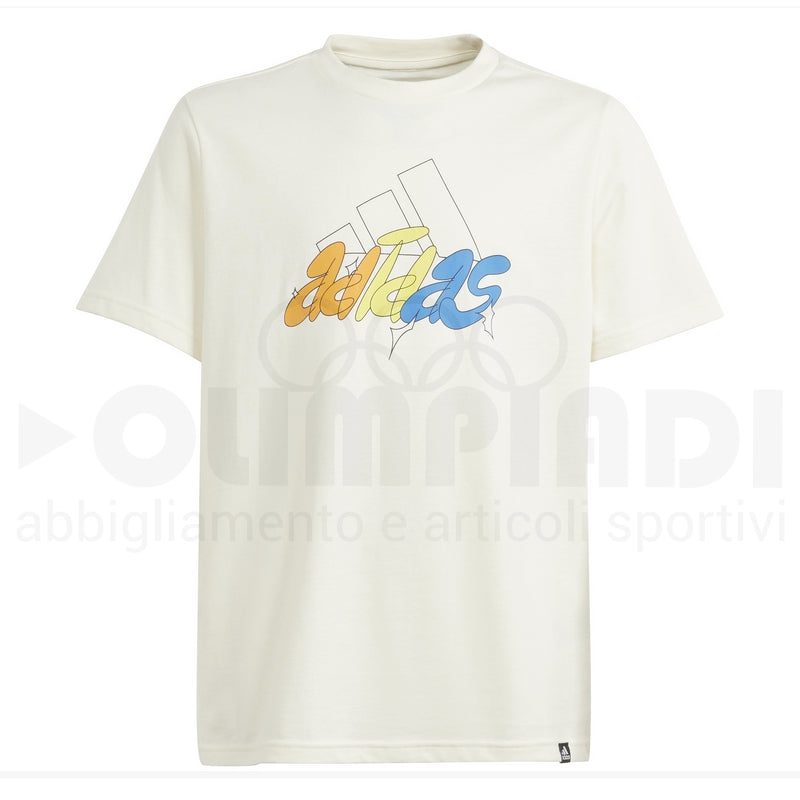 T SHIRT B JR GFX ILLUSTRATED  ADIDAS IM8337