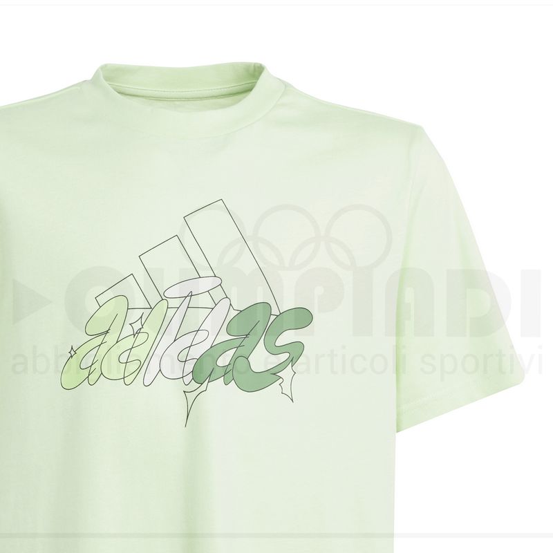 T HISRT B JR VERDE GFX ILLUSTRATED ADIDAS IM8336