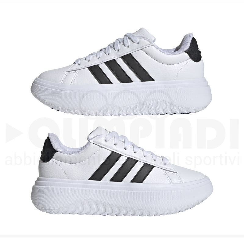 GRAND COURT PLATFOR FTWWHT/CBLACK/CBLACK ADIDAS IE1092