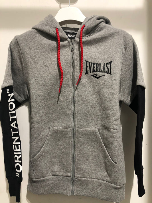 FELPA C/C ZIP JR EVERLAST