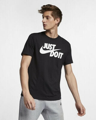 T SHIRT JUST DO IT NIKE NERO