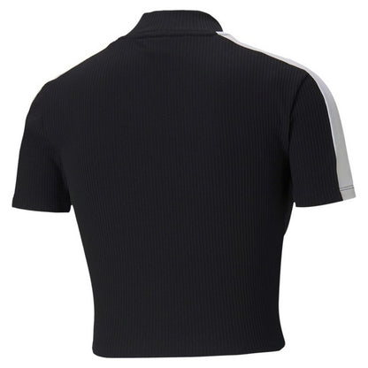 T SHIRT TOP RIB MOCK NECK PUMA