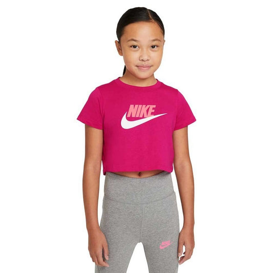 T SHIRT CROP FUTURA NIKE G JR