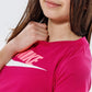 T SHIRT CROP FUTURA NIKE G JR